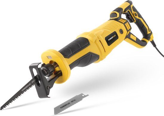 Powerplus elektrische reciprozaag POWX03971 - 920W - 3000 r/min - Geschikt voor metaal en hout