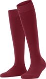 FALKE ClimaWool lang eenkleurig wol lyocell kniekousen dames rood - maat 39-40