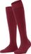 FALKE ClimaWool lang eenkleurig wol lyocell kniekousen dames rood - maat 39-40