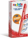 3521 Carioca Oops Balpen Rood 0,7 mm (12 Stuks)