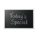 Bi-Office Blackboard Back2Chalk Essentials, krijtbord met wit mat MDF-frame, 60 x 40 cm