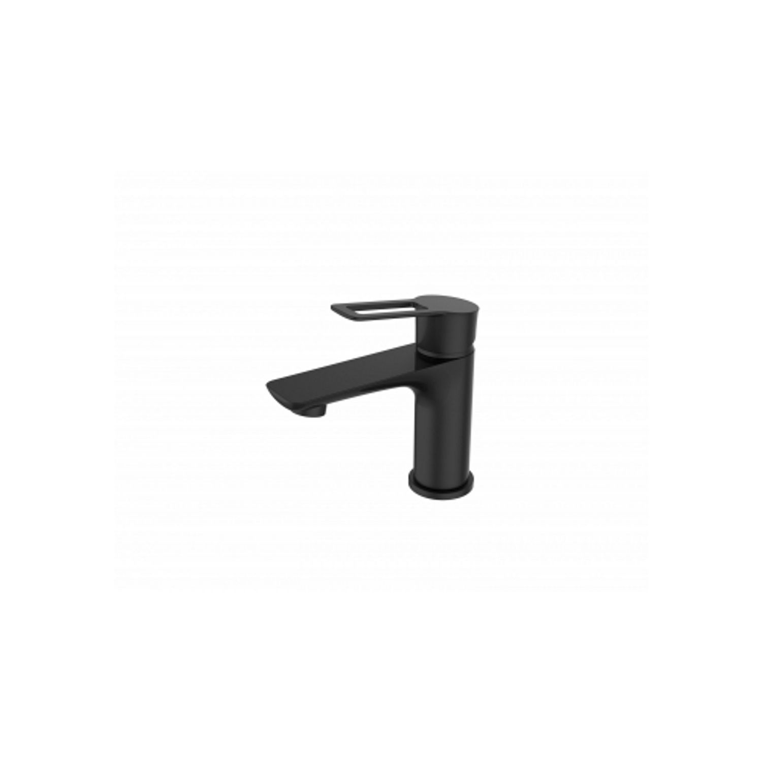 SANIMAR Sanimar nero lavabo wastafelkraan 15.5x11.7 cm messing zwart