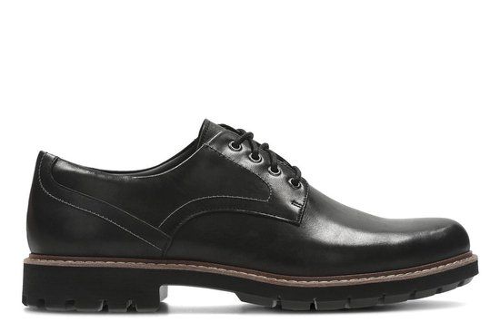Clarks Veterschoenen Zwart Leer Maat 44