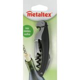 Metaltex kurkentrekker met 3 functies