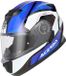 Acerbis Serel Graphic Blauw Wit Systeemhelm - Helm