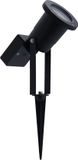 LEDVION - LED Solar Prikspot - 0.29W - 3000K - IP65 - Zwart
