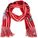 adidas FCB Scarf Unisex volwassenen sportsjaal rood wit zwart OSFM