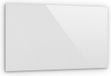 Klarstein Chauffage mural infrarouge Crystal, Chauffage électrique, Chauffage rayonnant, 100 x 60 cm, 600 Watt, Montage mural, Fonction d'arrêt automatique, Verre de sécurité trempé, Blanc