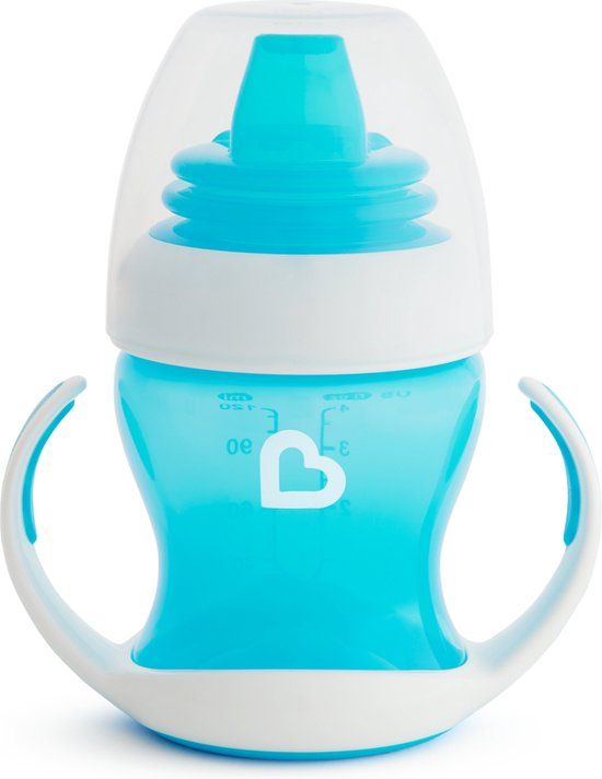 Munchkin Gentle Overgangsbeker - Blauw - 118ml - 4+ maanden - 2 stuks