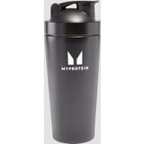 Myprotein Metal Shaker Zwart - 750ml Duurzame Fitnessshaker, Ergonomisch & Duurzaam, Klontvrije Shakes, Lichtgewicht & Duurzaam, Ideaal voor Eiwitpoeder & Sportdranken