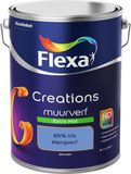 FLEXA Creations Muurverf - Extra Mat - Mengkleuren Collectie - 85% Iris - 5 liter