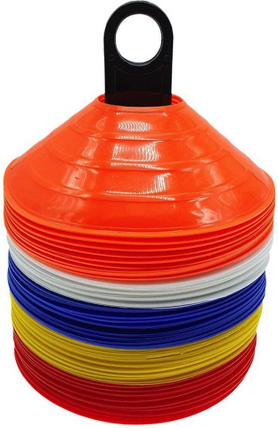 Precision Training Trainingshoedjes - 50 stuks - 5 kleuren - Kunststof