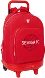 Sevilla Fútbol Club Schoolrugzak met Wielen Rood 33 x 45 x 22 cm