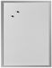 Herlitz 10524627 whiteboard en magneetbord (zilveren houten lijst, 40 x 60 cm) wit