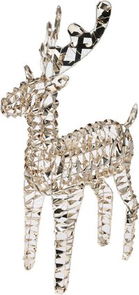 Christmas Decoration Micro LED Reindeer Gold, 60 cm - Warm White