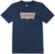 Levi's Kids Batwing T-shirt Blauw Korte Mouw Katoen 10 Jaar Jongen