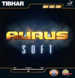 Tibhar - Aurus Soft - Zwart - 1.9 - Tafeltennis Rubbers