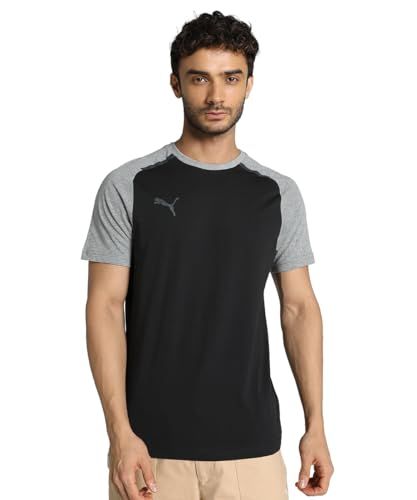Puma Team Cup Casuals T-Shirt Heren - Zwart
