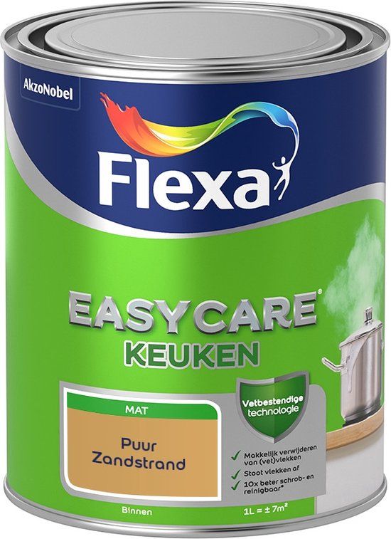 Flexa Easycare Muurverf - Keuken - Puur Zandstrand - 1 liter