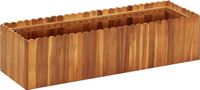 vidaXL Plantenbak verhoogd 100x30x25 cm massief acaciahout