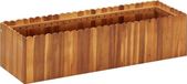vidaXL Plantenbak verhoogd 100x30x25 cm massief acaciahout