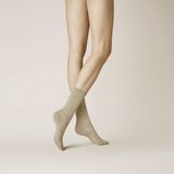 Kunert Soft Wool Cotton Dames Sokken - Beige mel. - Maat 39-42