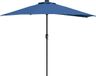 vidaXL Tuinparasol 294 x 150 x 224 cm polyester en staal azuurblauw