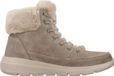 Skechers Glacial Ultra enkellaarsjes Taupe Textiel 41 EU Dames