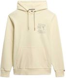 Superdry Athletic Essentials Hoodie Heren Desert Bone Off White S