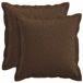 vidaXL - Kussensloop - 2 stuks - Bruin - 40 x 40 cm