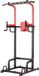 Happiq Fitness power tower - Station de traction - Rack de musculation - Barre de traction - Rouge/Noir