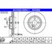 ATE Disques de frein pour MINI: MINI (Ref: 24.0322-0204.1)