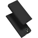 Techsuit Hoesje geschikt voor Apple iPhone 15 Plus - Magskin Book Wallet Case - Zwart