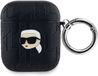 Karl Lagerfeld Monogram Karl Head étui pour AirPods 1/2 - noir
