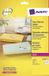Avery transparante etiketten QuickPEEL formaat 635 x 381 mm (b x h) 525 stuks 21 per blad