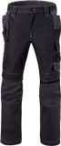 HAVEP Werkbroek kniezakken + gereedschapszakken Attitude 80230 - Zwart/Charcoal - 62