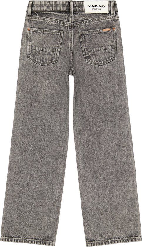 Vingino Cato Star Meisjes Jeans - Maat 116 - Grey Vintage