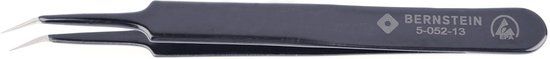 Bernstein Tools for Electronics 5-052-13 SMD-pincet 5b SA-ESD Super-spits, gebogen 110 mm