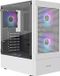 GAMDIAS TALOS E3 MESH WH ATX Mid Tower PC Case, White, Tempered Glass