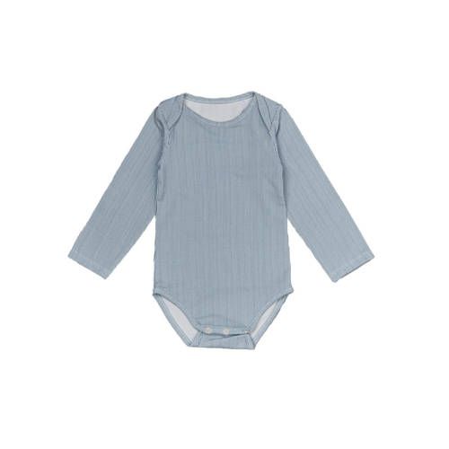 WildWood Romper with Stripe Print - Blue