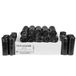 Aluf Plastics 7-8 Gallon duidelijke vuilniszakken (1000 Count), Zwart, 1000
