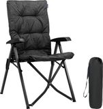TRVLMORE Campingstoel Luxe - Opvouwbaar - Zwart