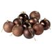 Kwantum Kerstballen Bruin - 10 Stuks
