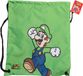 Super Mario Luigi gymtas - 38 x 30 cm - Groen - Polyester - Zwemtas