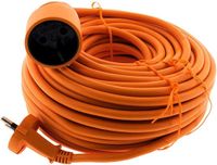 Calex Verlengkabel 15m - IP20 Waterdicht - Verlengsnoer voor Buiten - 3x 1,5mm² - Oranje