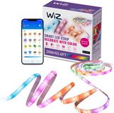 WiZ LED strip - 20 meter - RGBIC - Makkelijke installatie - Gekleurd en Wit licht - Muzieksynchronisatie