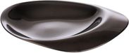 APS Borden PEBBLES, set van 4, roestvrij staal, PVD-gecoat, 8,5 x 8 cm, hoogte 1 cm, gunmetal-look