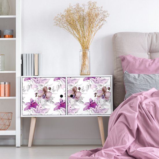 Ambiance Sticker Sticker met tropisch meubelmotief, ragonko, 60 x 90 cm