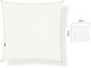 Shadow Comfort Vierkantige schaduwdoek - UV Bestendig - Zonnedoek - 500 x 500 CM - Arctic White
