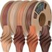 PLA Filament 1.75mm Wood Set - Filament d'imprimante 3D Vrai bois 4x200g